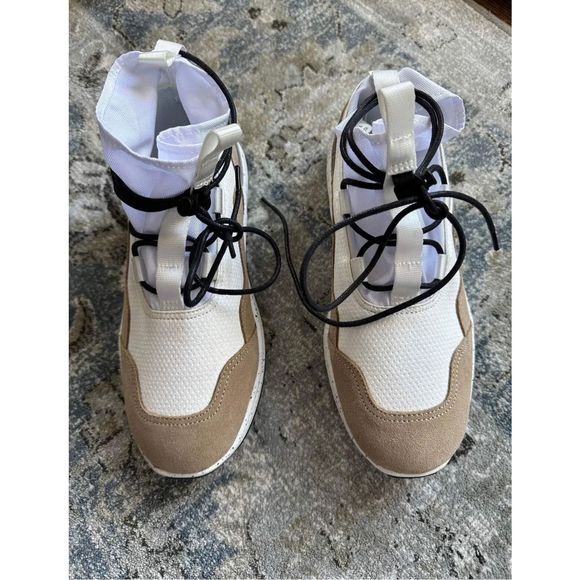 New Suicoke White Beige ROBBS-ab Boots Womens Size 6 main image 5